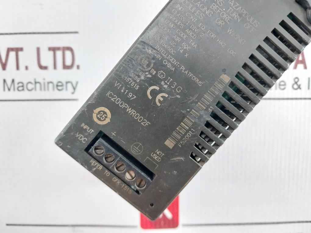 Ge Fanuc Ic200Pwr002F Versamax Power Supply Module 24Vdc 11W 3.3 Vdc