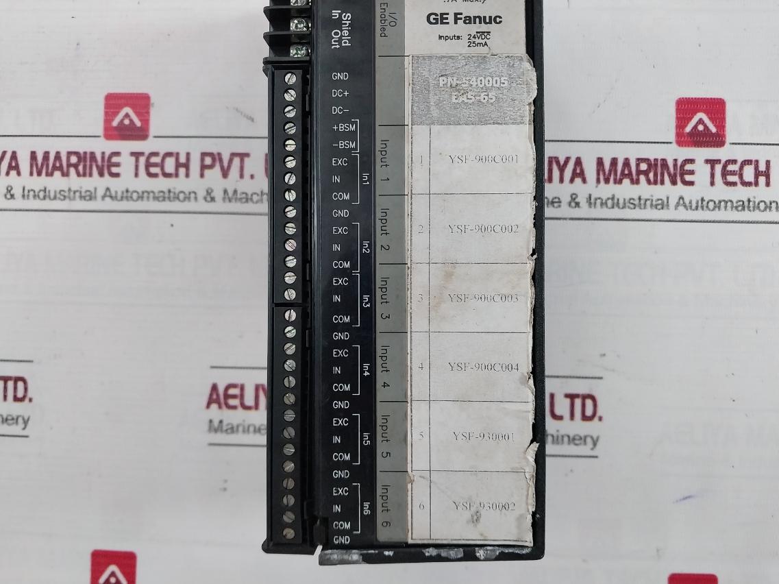 Ge Fanuc Ic660Bba026 Genius Analog Input Block Module 24Vdc 25Ma Ea-a5-90 60C