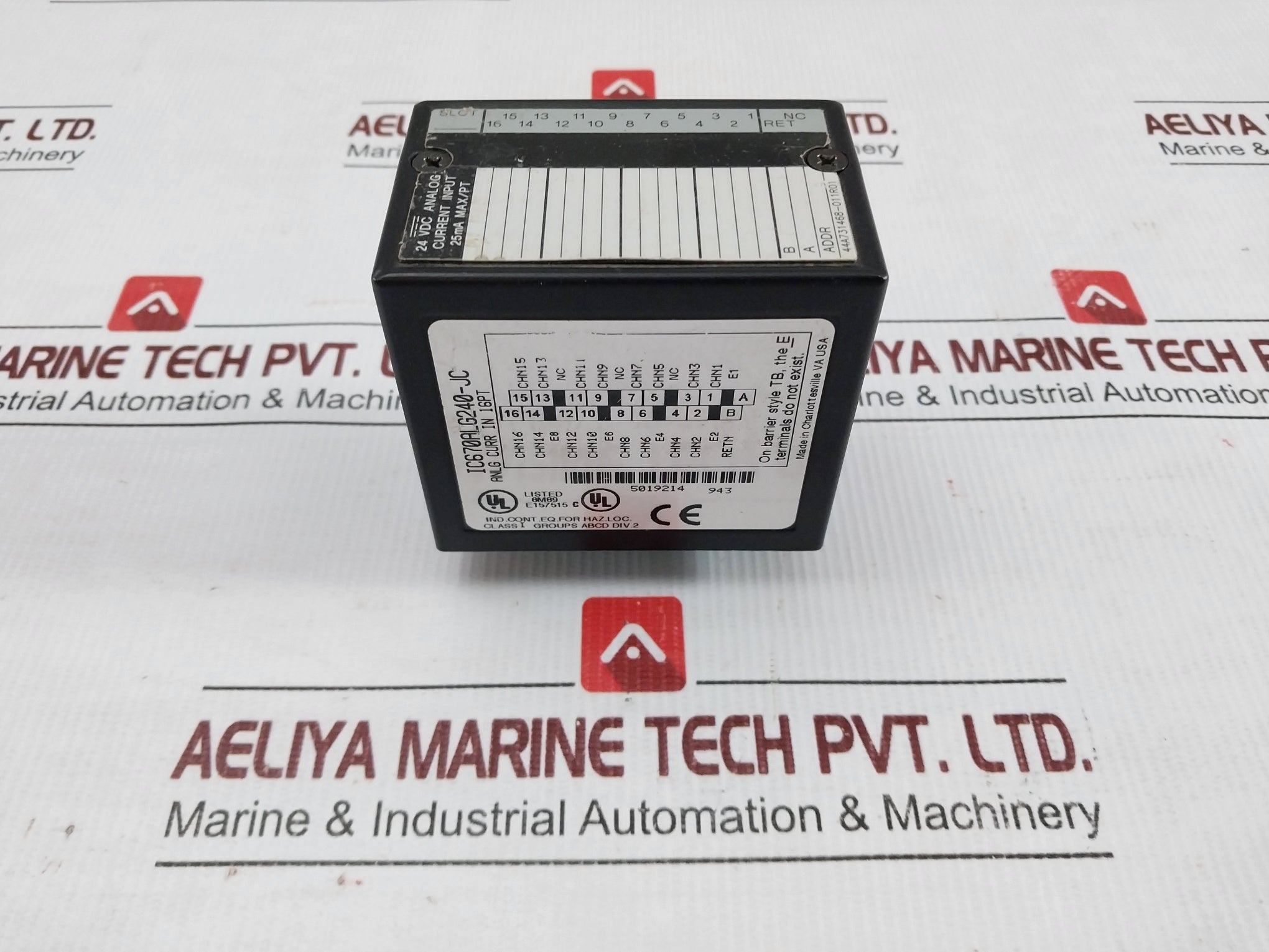 Ic670Alg240-jc Ge Fanuc Analog Current Input Module 24 Vdc