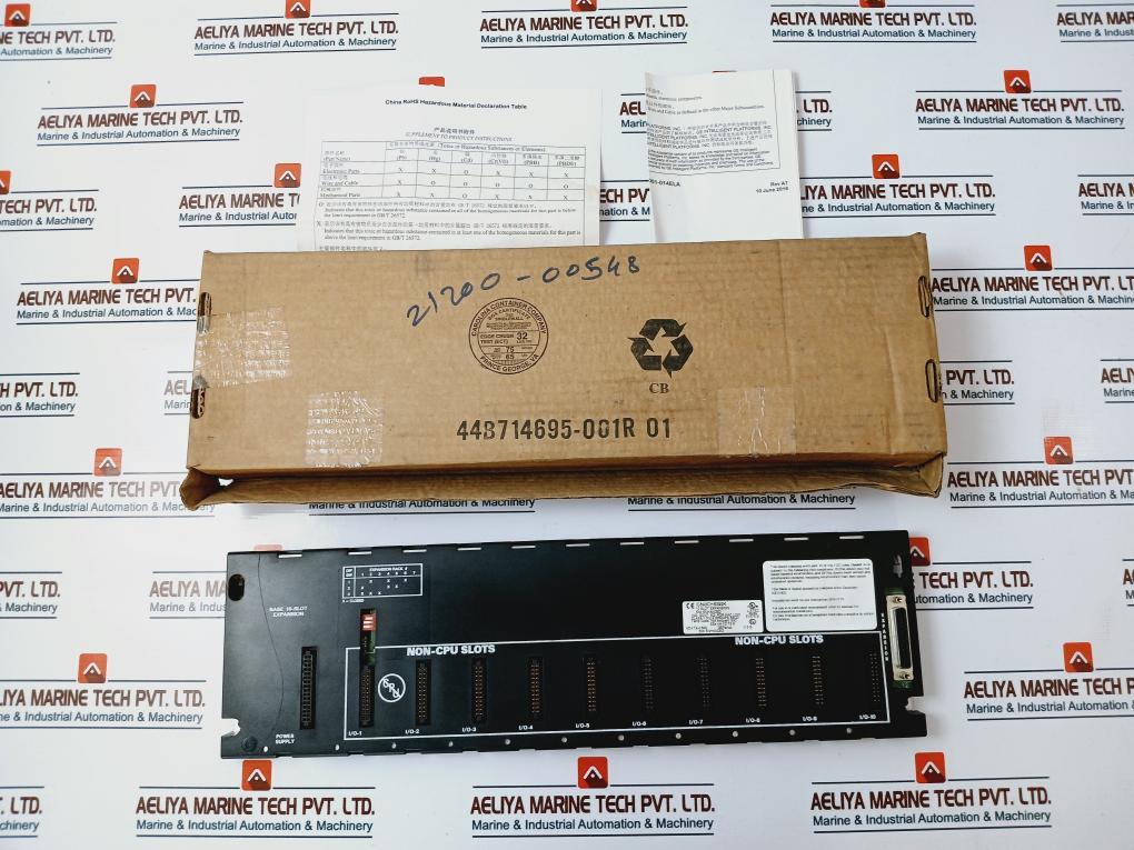 Ge Fanuc Ic693Chs392K 10, E157515 Slot Base Expansion Rack