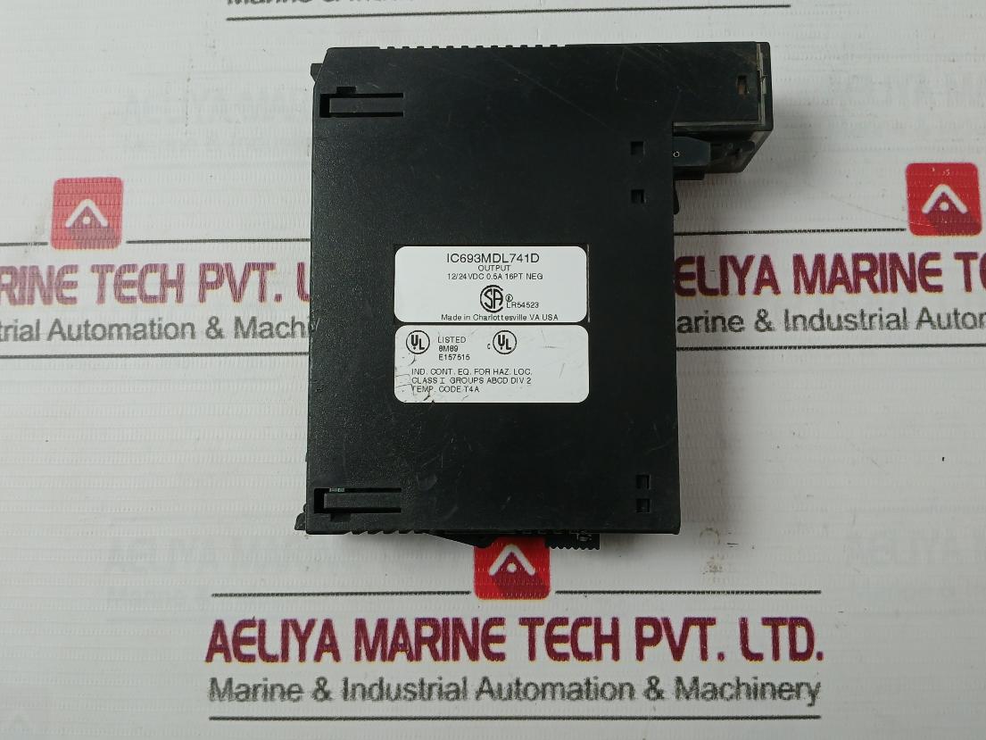 Ge Fanuc Ic693Mdl741D Output Module 12/24Vdc 0.5A