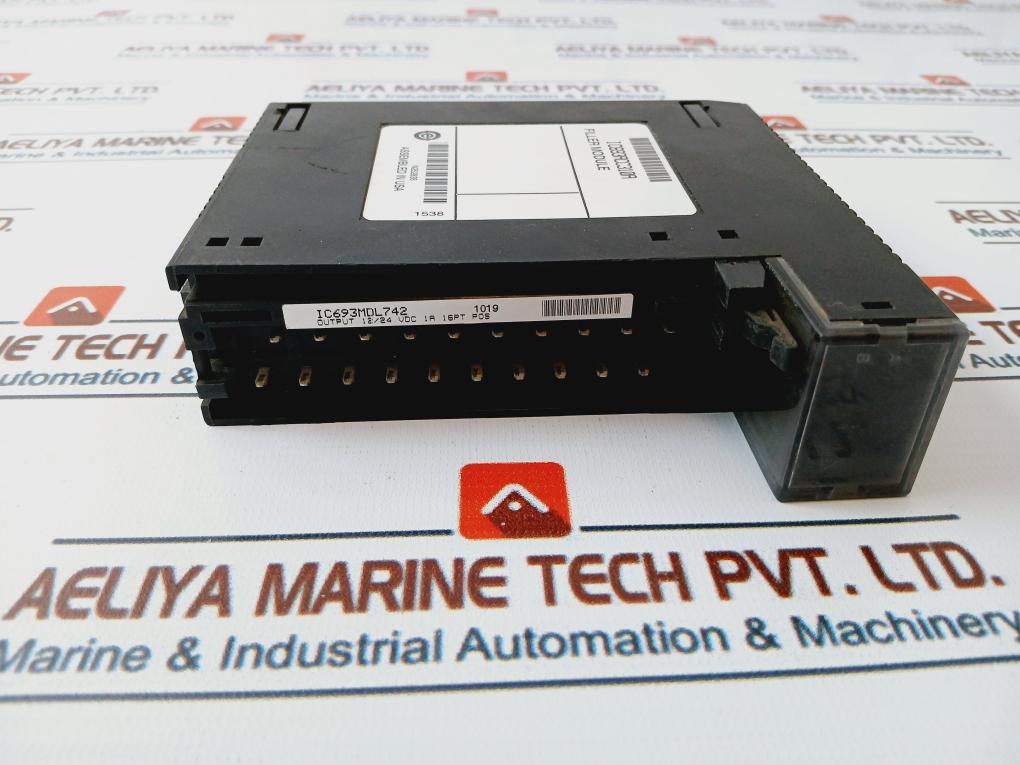 GE Fanuc Ic693mdl742 Positive Logic Output Module 12/24 Vdc
