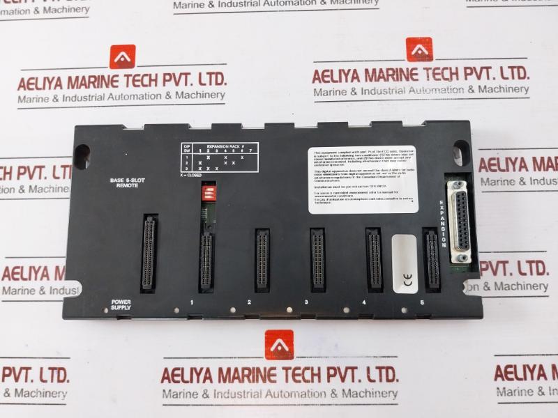 GE Fanuc IC693CHS398F 5-Slot Expansion Base EMI Enhanced Remote Module