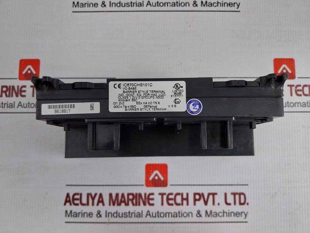 Ge Fanuc Input/Output Base Barrier Style Terminal Ic670Chs101C