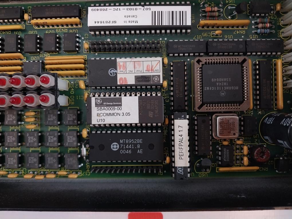 Ge Wesdac D20 Shv2 Panel Module 507-0103-12c-268409