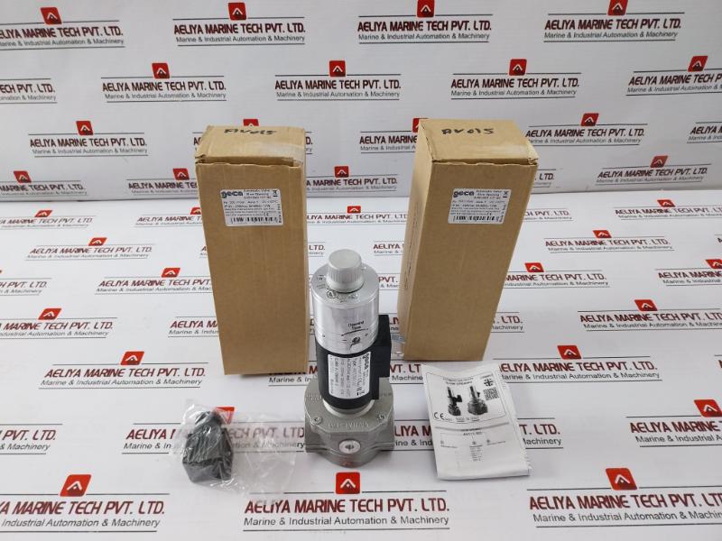 Geca Av015So 1/2" Automatic Gas Valve Slow Opening, 230Vrac, 50-60Hz, Ip 65