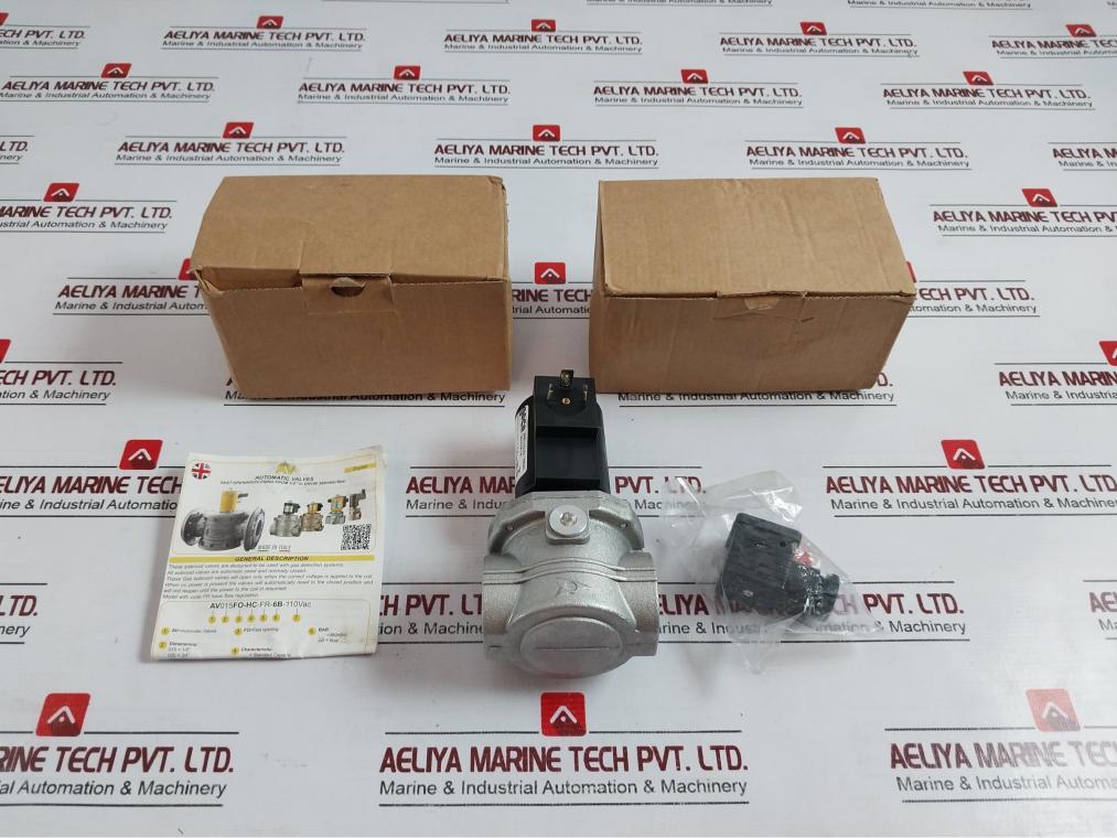 Geca Av025Fo-6B Automatic Gas Valve Nc 1" 6 Bar 230Vrac 50/60Hz 17W