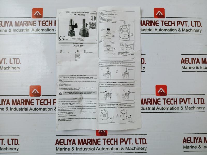 Geca Av050so 2" Automatic Gas Valve 360mbar 230vac 50/60hz 028399 025246