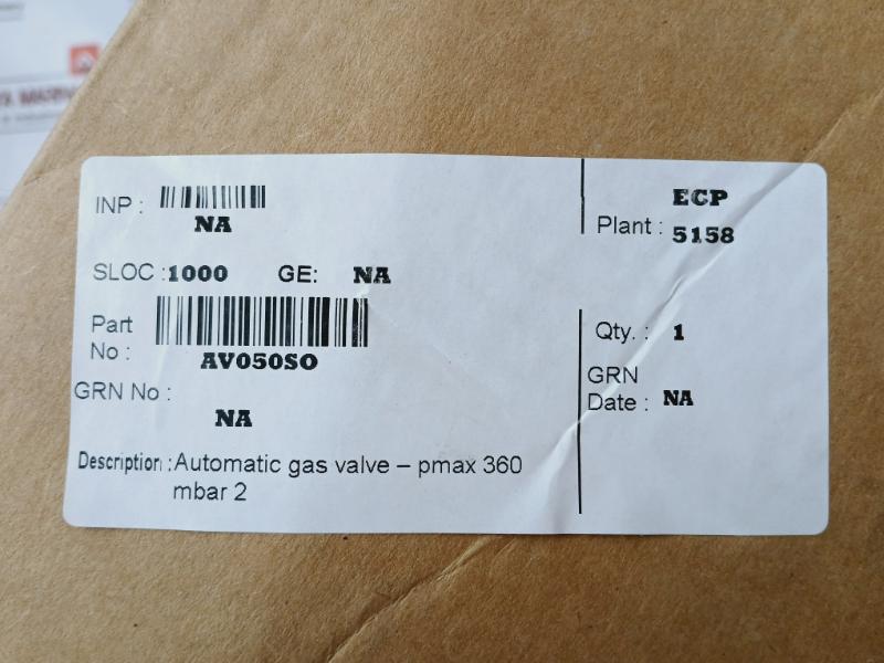 Geca Av050so 2" Automatic Gas Valve 360mbar 230vac 50/60hz 028399 025246