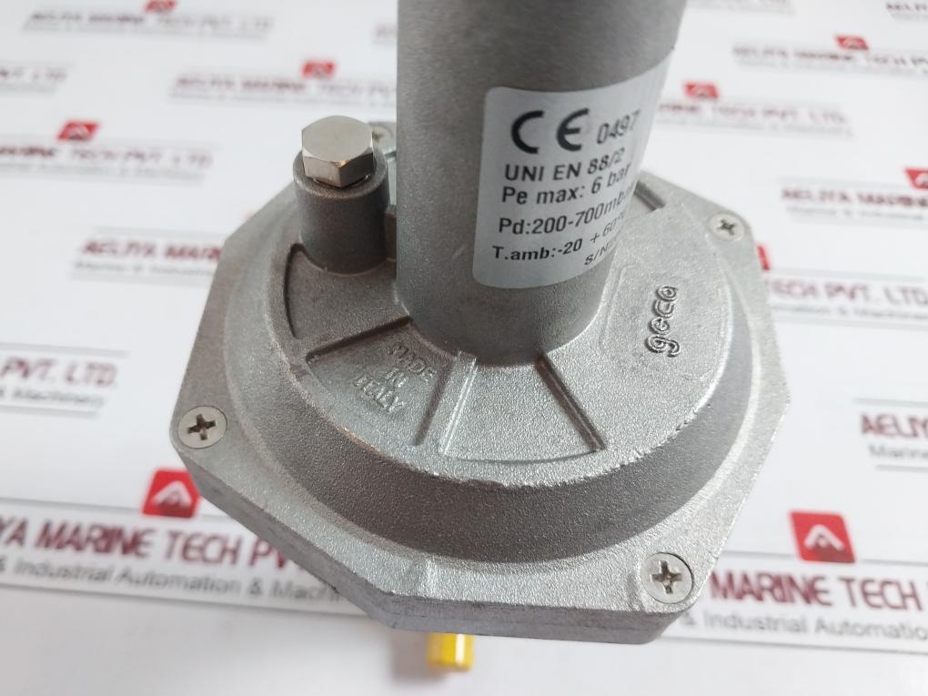 Geca SV020-6B-OPSO Slam Shut Off Valve 3/4" 6 BAR 200-700MBAR -20 +60 C