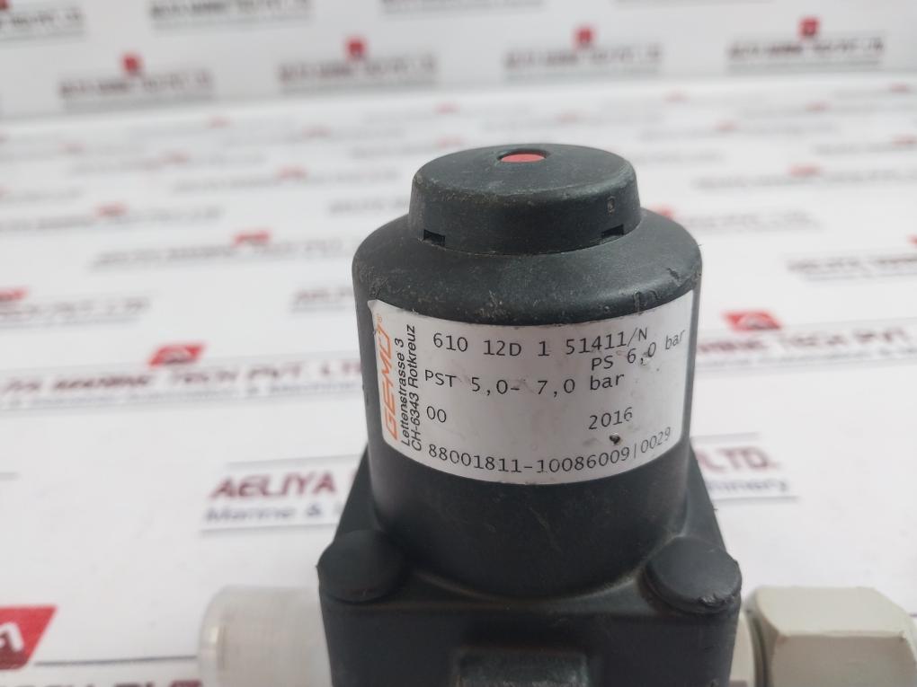 Gemu Dn12 Pn6 Pp Diaphragm Valve 6,0 Bar