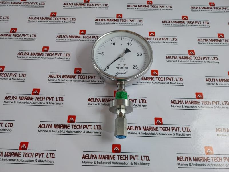 General Bspg-v-u Pressure Gauge Mfdapg25100 0-25 Kg/Cm2 (G)