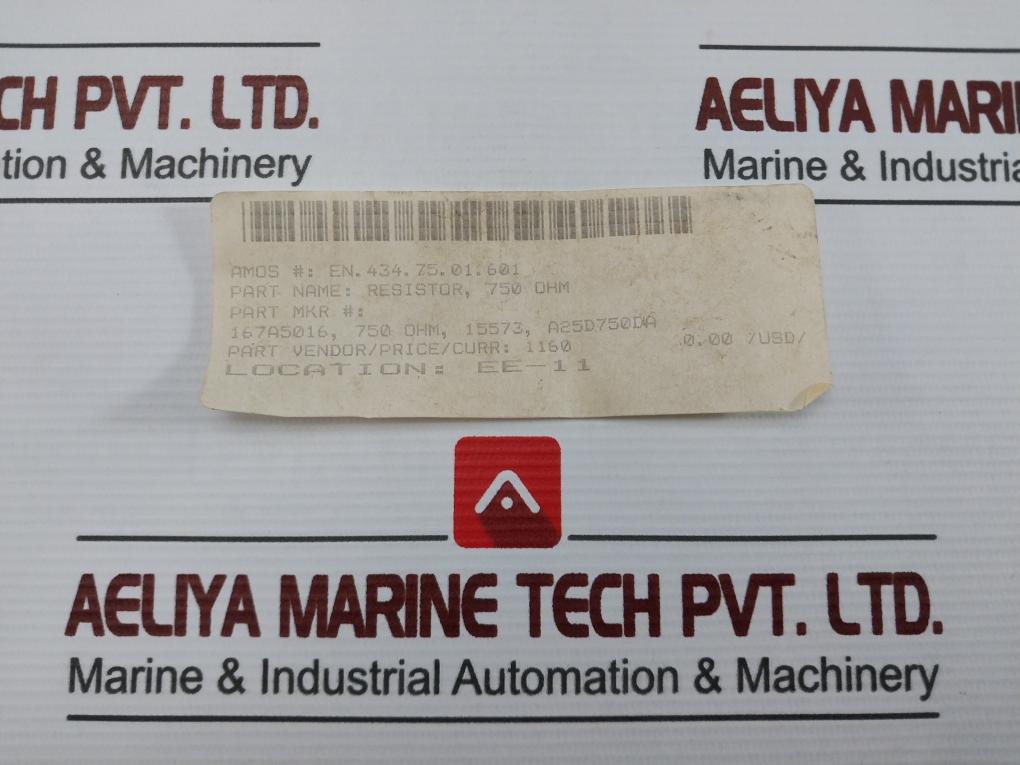 General Electric 167A5016 Power Resistor 750 Ohm