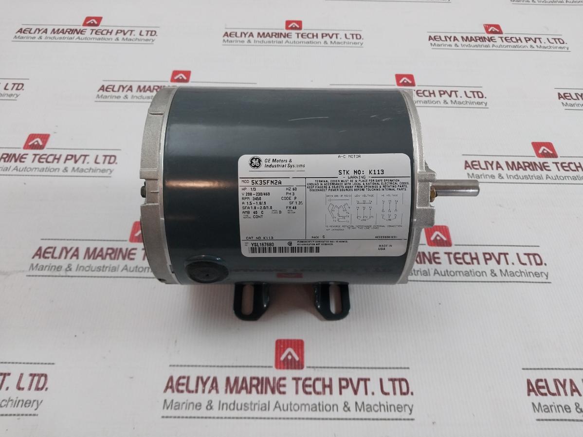 General Electric 5K35Fn2A A-c Motor 60Hz