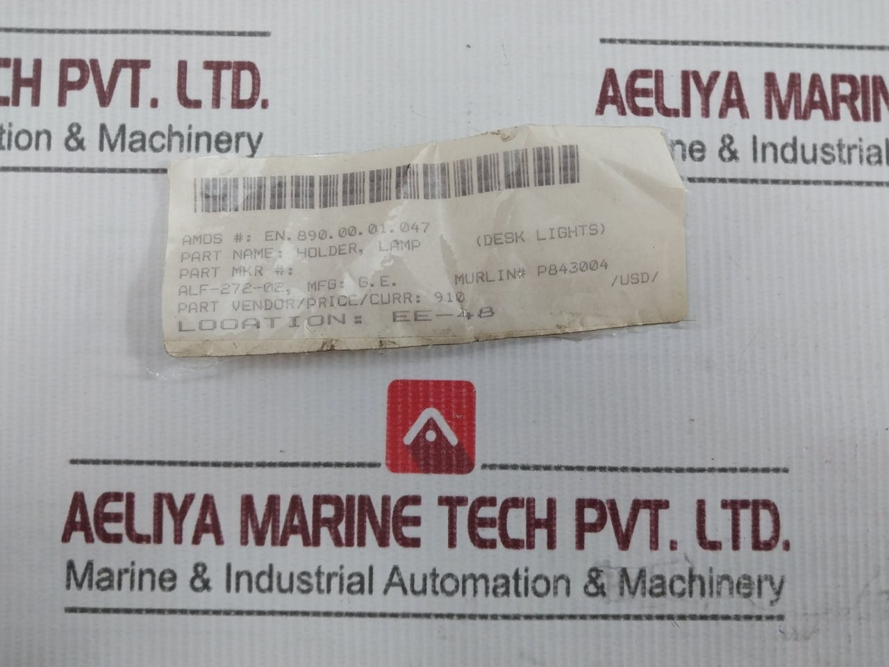 General Electric Alf-272-02 Lamp Holder 660W 600V