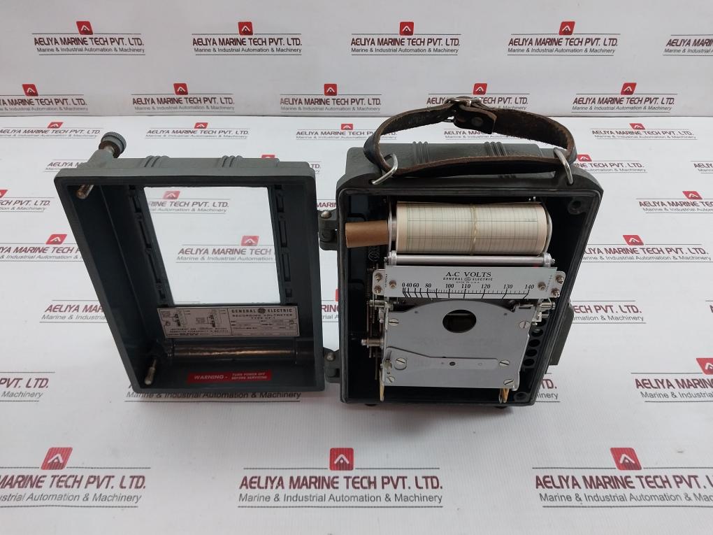 General Electric Cf1Vbk2-31N Recording Voltmeter 8Cf1Vbk2 0–140 / 280 Vac