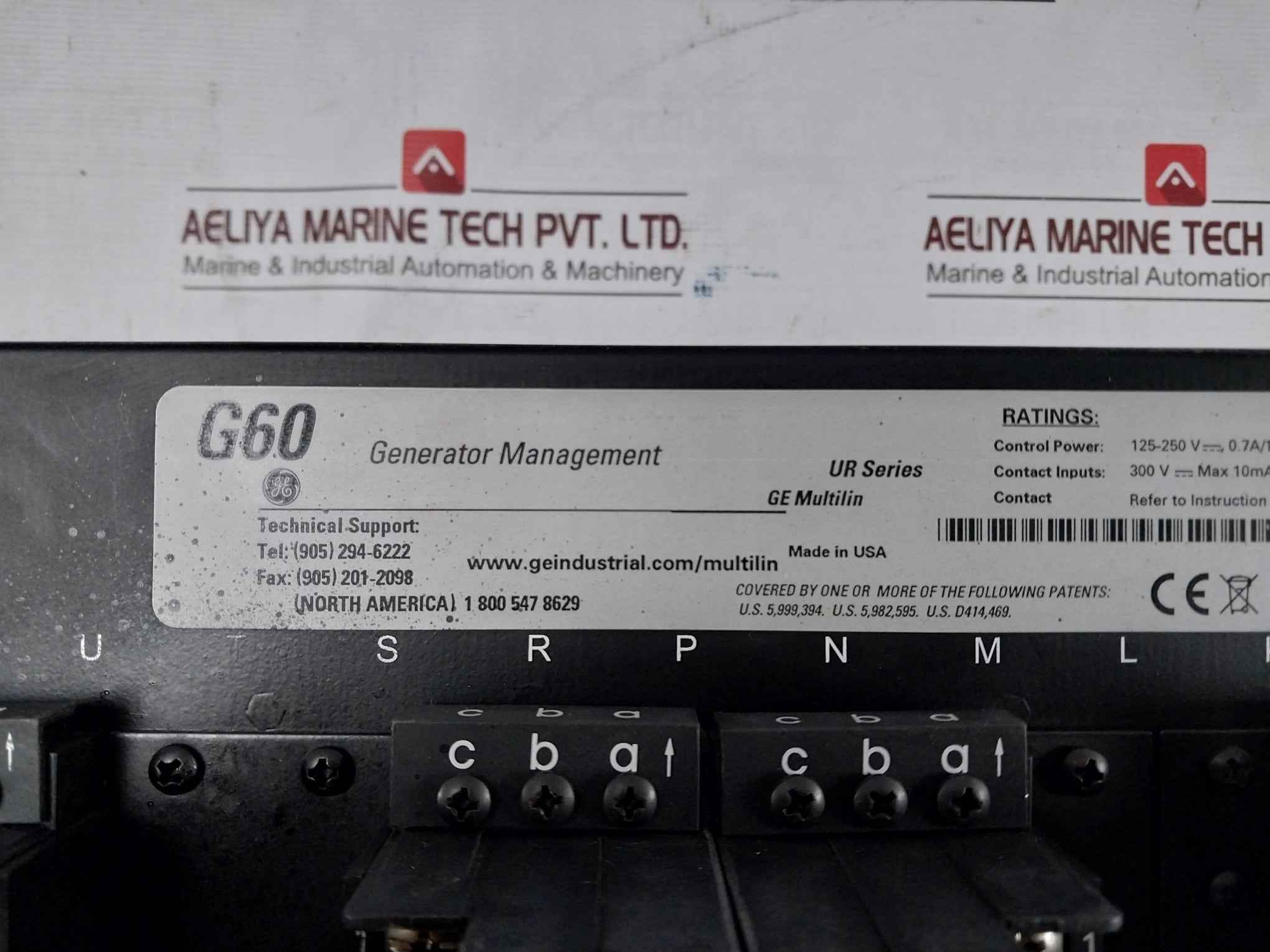 General Electric G60N00Hkhf8Lh6Dm8Lp6Tu4Lw67 Multilin G60 Ur Series Front Panel