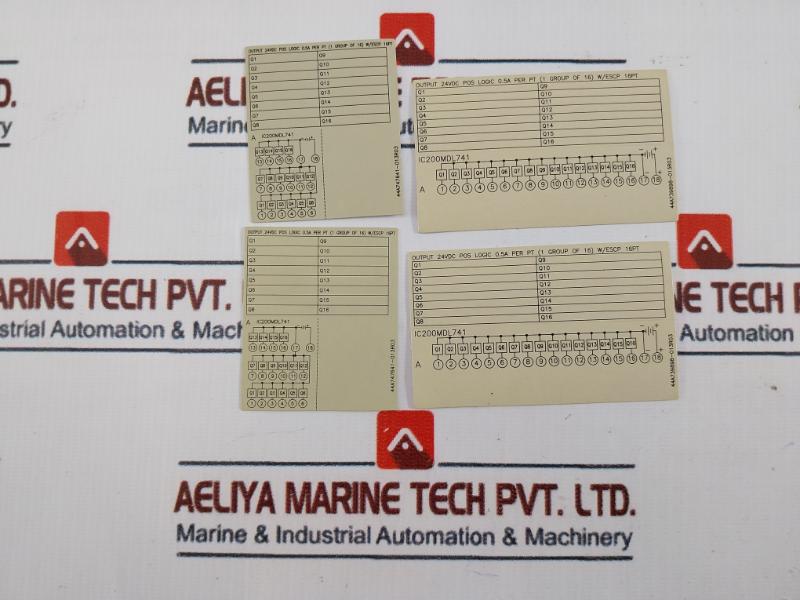General Electric Ic200Mdl741J Versamax Output Module 24Vdc 0.5A