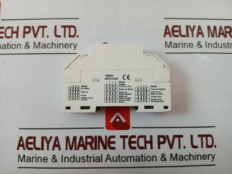 General Electric Mfs1Coz Timer 12-240V Ac/Dc At 50/60Hz 5A 250V Ac/24V Dc