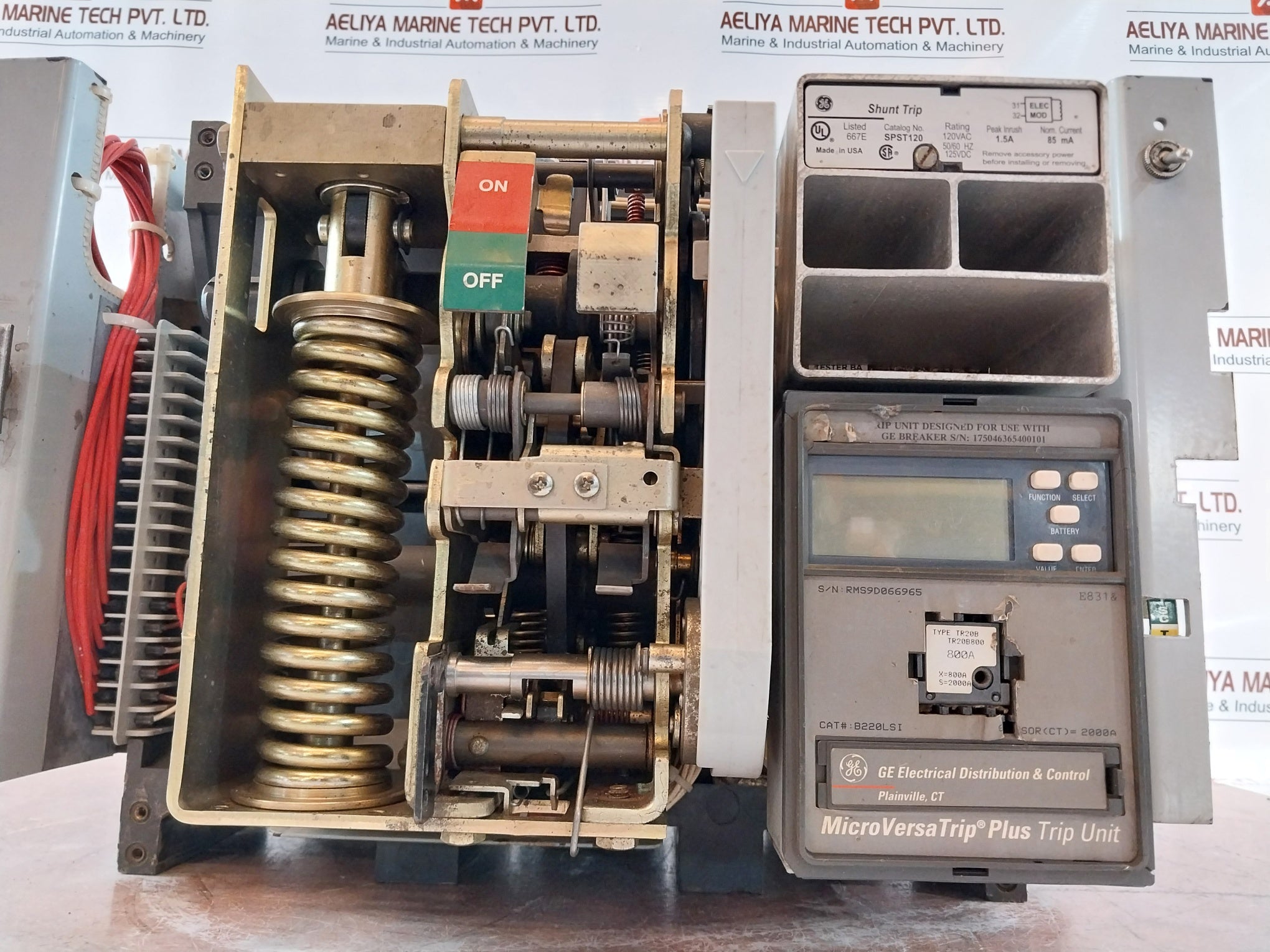 General Electric Shd20B220 3-pole Power Break Ii Circuit Breaker 600V Ac 2000Amp