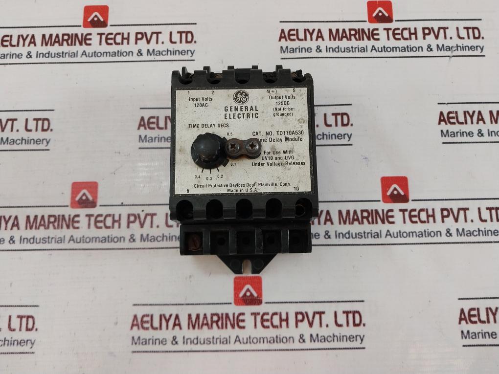 General Electric Td110A530 Time Delay Module 120Ac