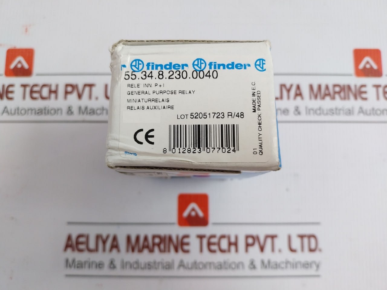 General Purpose Relay 230Vac Finder 55.34.8.230.0040