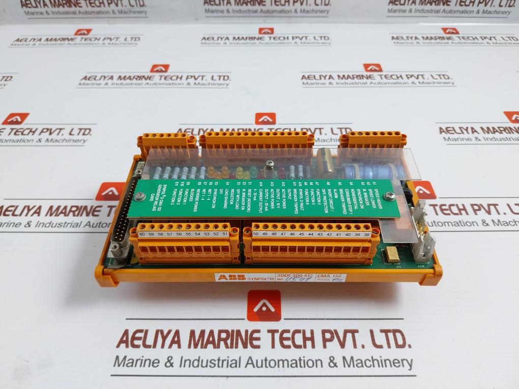 Generator-Relay-Terminal-Board-3Dde-300-412-Abb-CMA-132-210512-4