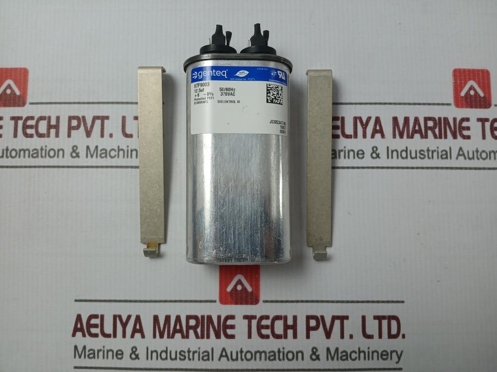 Genteq 97F9003 Motor Run Capacitor 12.5Uf 370Vac