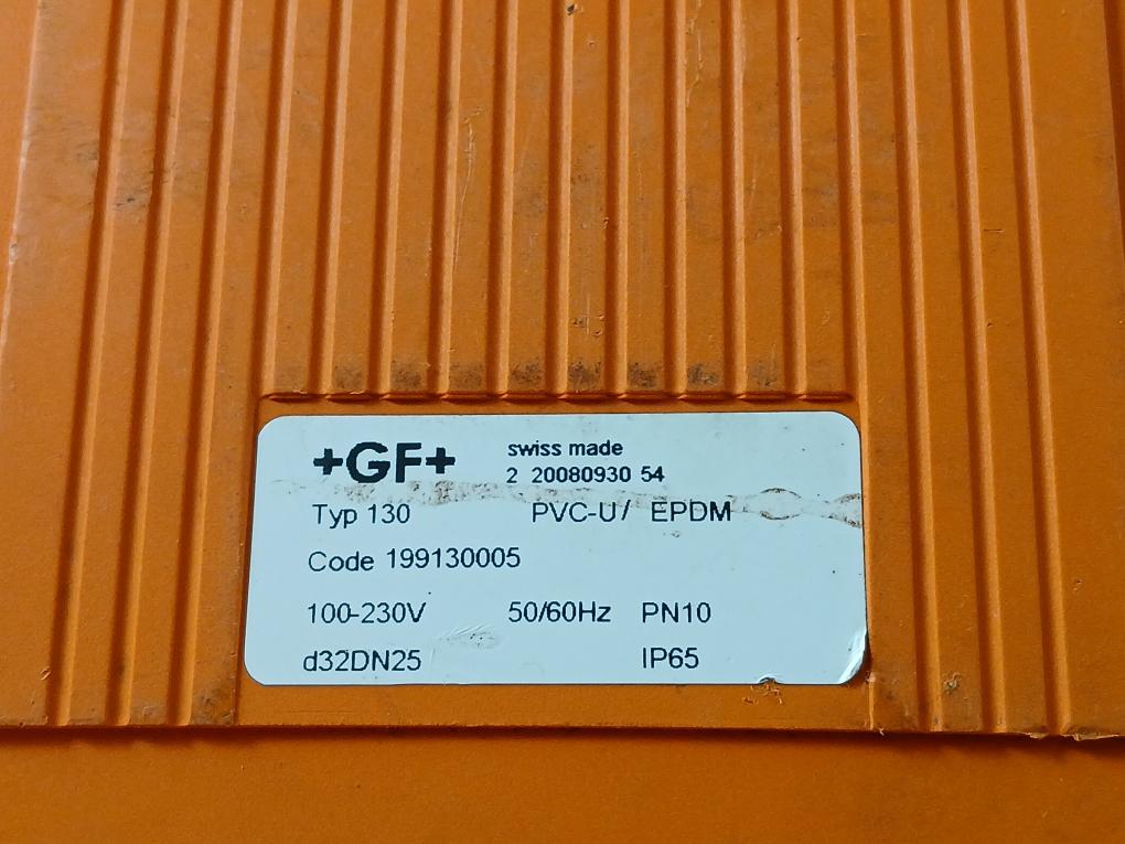Georg Fischer Electric Actuator 100–230 Vac 50/60 Hz Part No 130/Pvc-u/Epdm