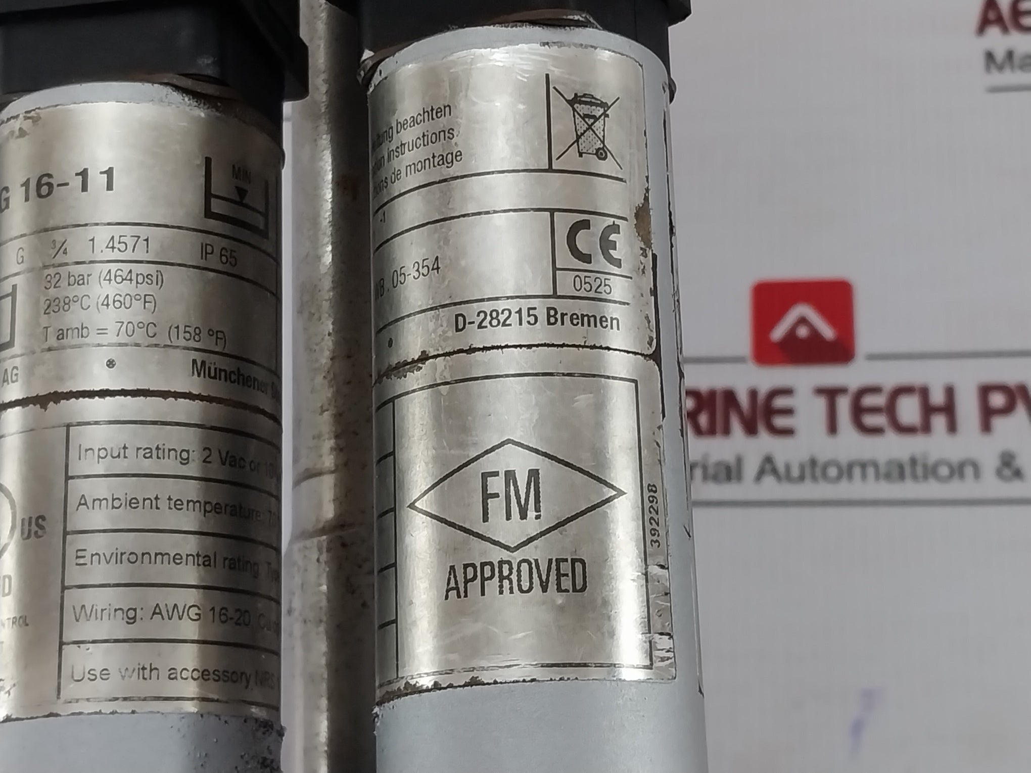 Nrgt 26-1S Level Transmitter 32 Bar 4-20Ma Length 1420Mm Gestra