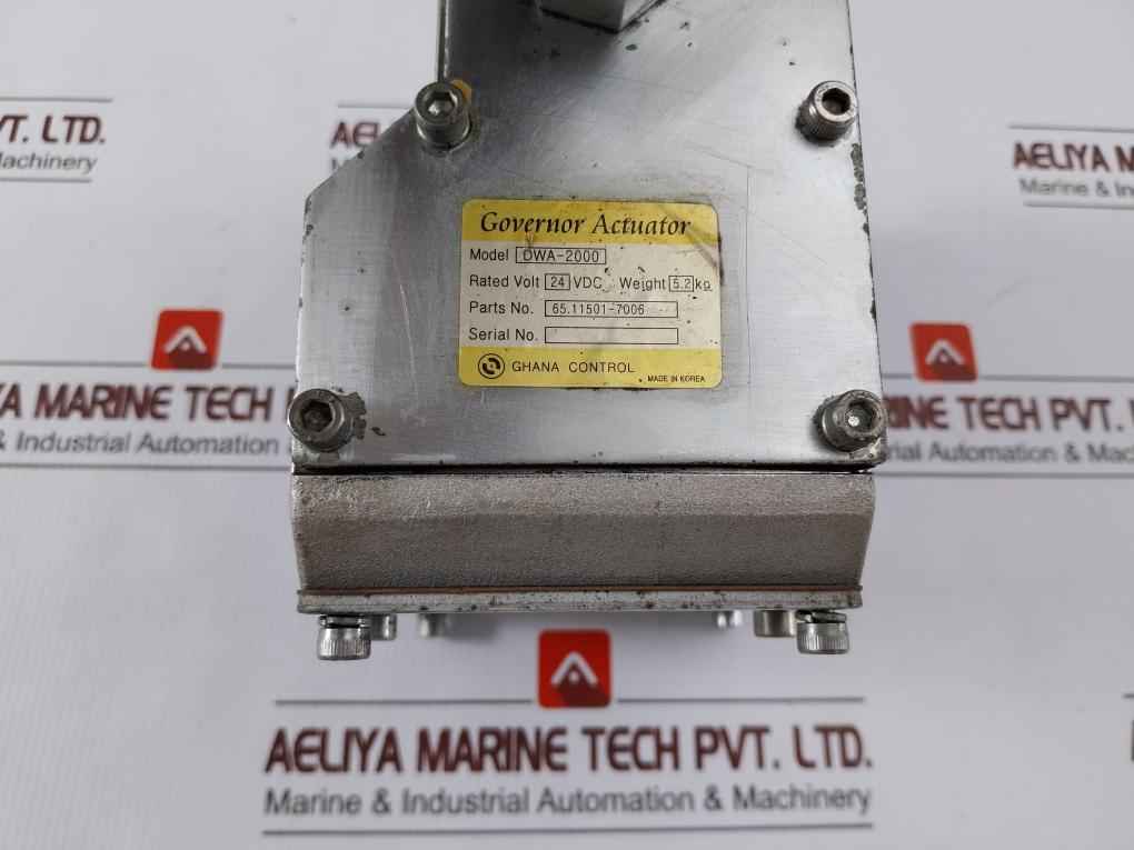 Ghana Control Dwa-2000 Governor Actuator 24 Vdc,6000D