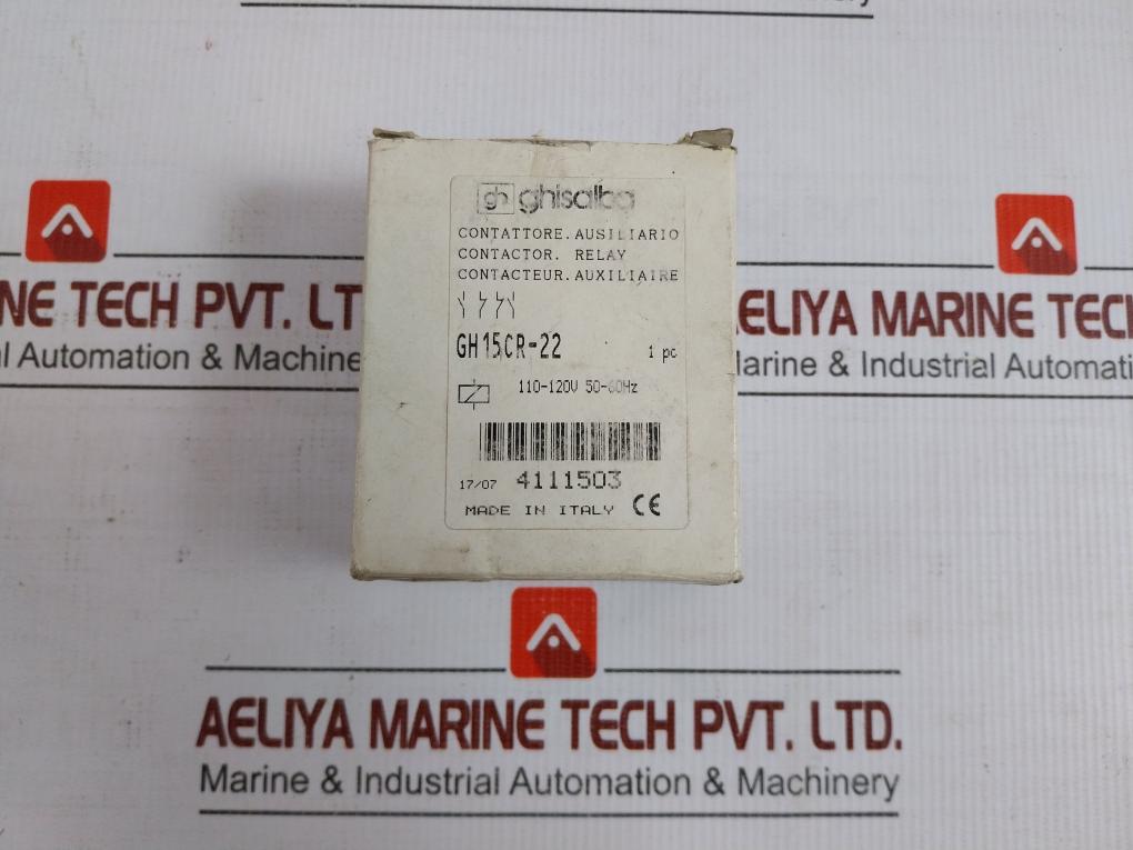 Gh15Cr-22 Ac-dc Coil Auxiliary Contactor 690V/10A Ghisalba