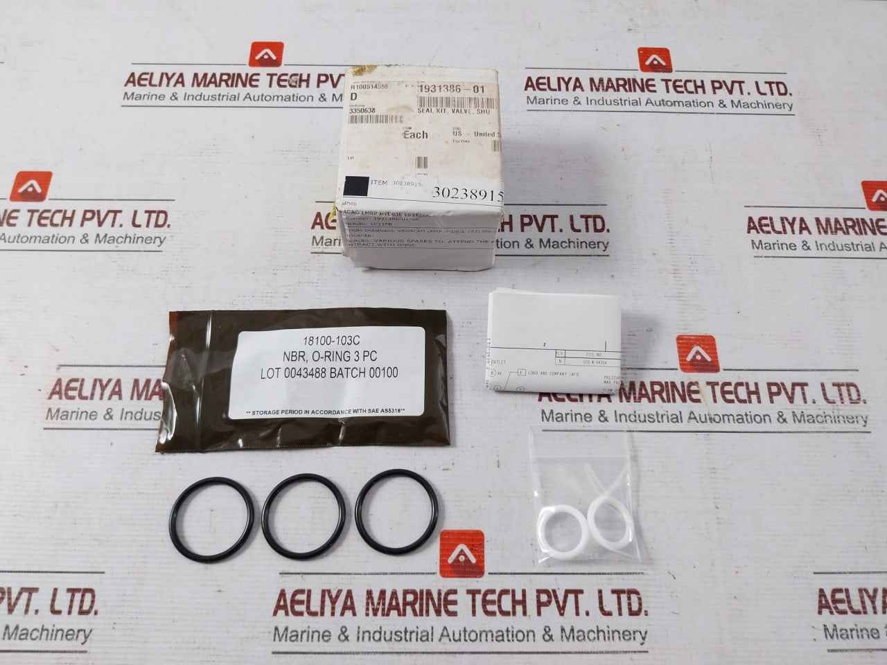 Gilmore 25412 Sk Shuttle Valve O-ring Seal Kit R100514555 Rev. B