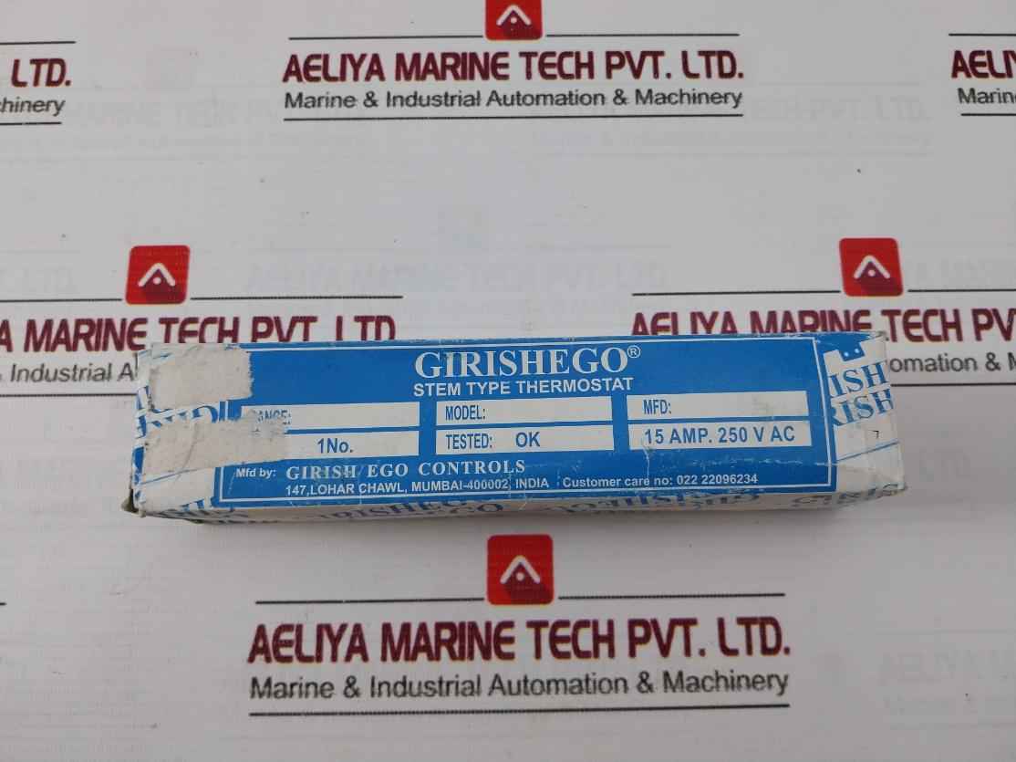Girishego 205C Stem Type Thermostat 15A-250V Ac