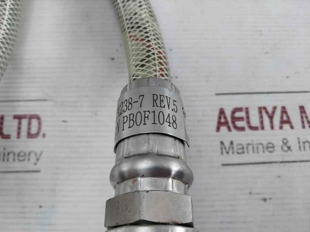 Globaltech Subsea Gta238-7 Electrical Cable Assy 4P-6P 7Ft 2M B10 1/2" Wf 210Psi