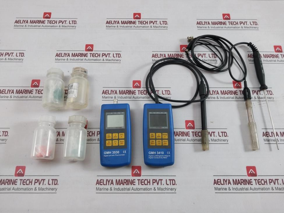 Gmh 3530 Digital Ph / Mv / Temperature Meter Kit Pt100 Ver V2.6