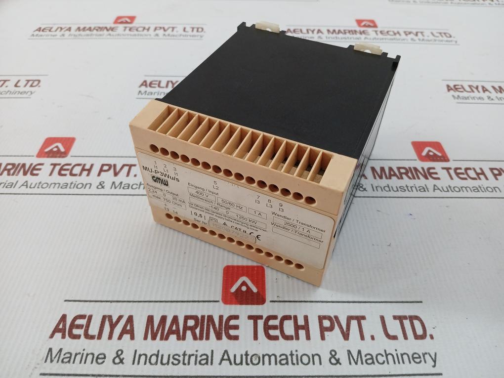 Gmw Active Power Measuring Transducer Mu-p3Wu/S 400V