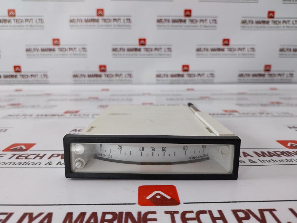 Gossen 0-100% Analog Panel Profile Indicator Ammeter 4Ma To 20Ma 