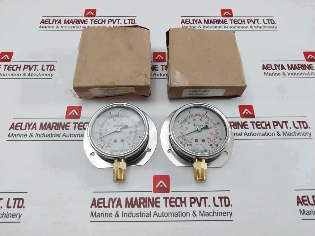 Grainger Pressure Gauge -30 Inhg To 160 Psi