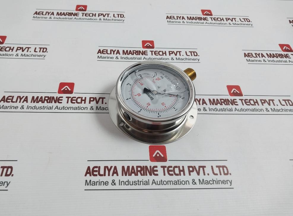 Grainger Pressure Gauge 0-100 Psi/0-7 Bar