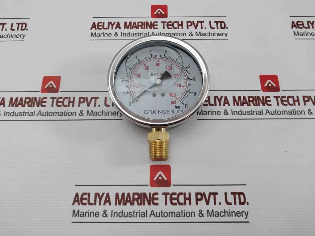 Grainger Pressure Gauge 0-160 Psi