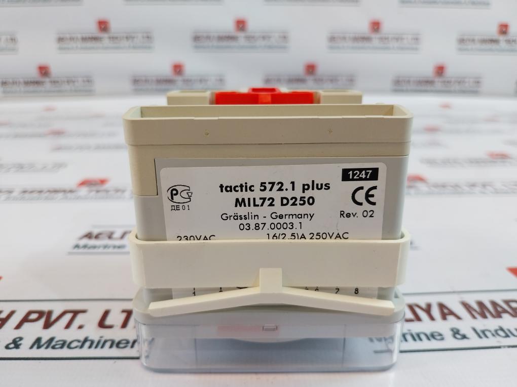 Grasslin MIL72 D250 Time Switch Tactic 572.1 Plus Rev 02 230Vac 50/60Hz