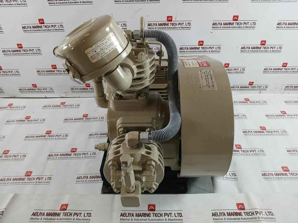 Gs2ar Air Compressor W/ Three Phase Marine Induction Motor 2.5mpa Sanwa