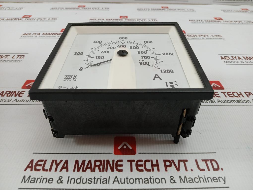 Gseam1060051 Triple Scale Ammeter 0-1200-800-400 Rishabh