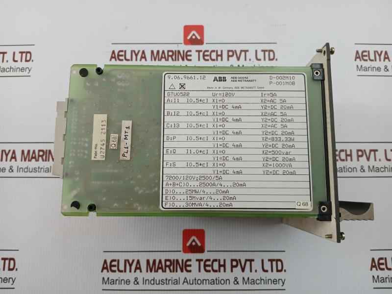 Gtu0522 Multi-transducer Industrial Control Unit Abb