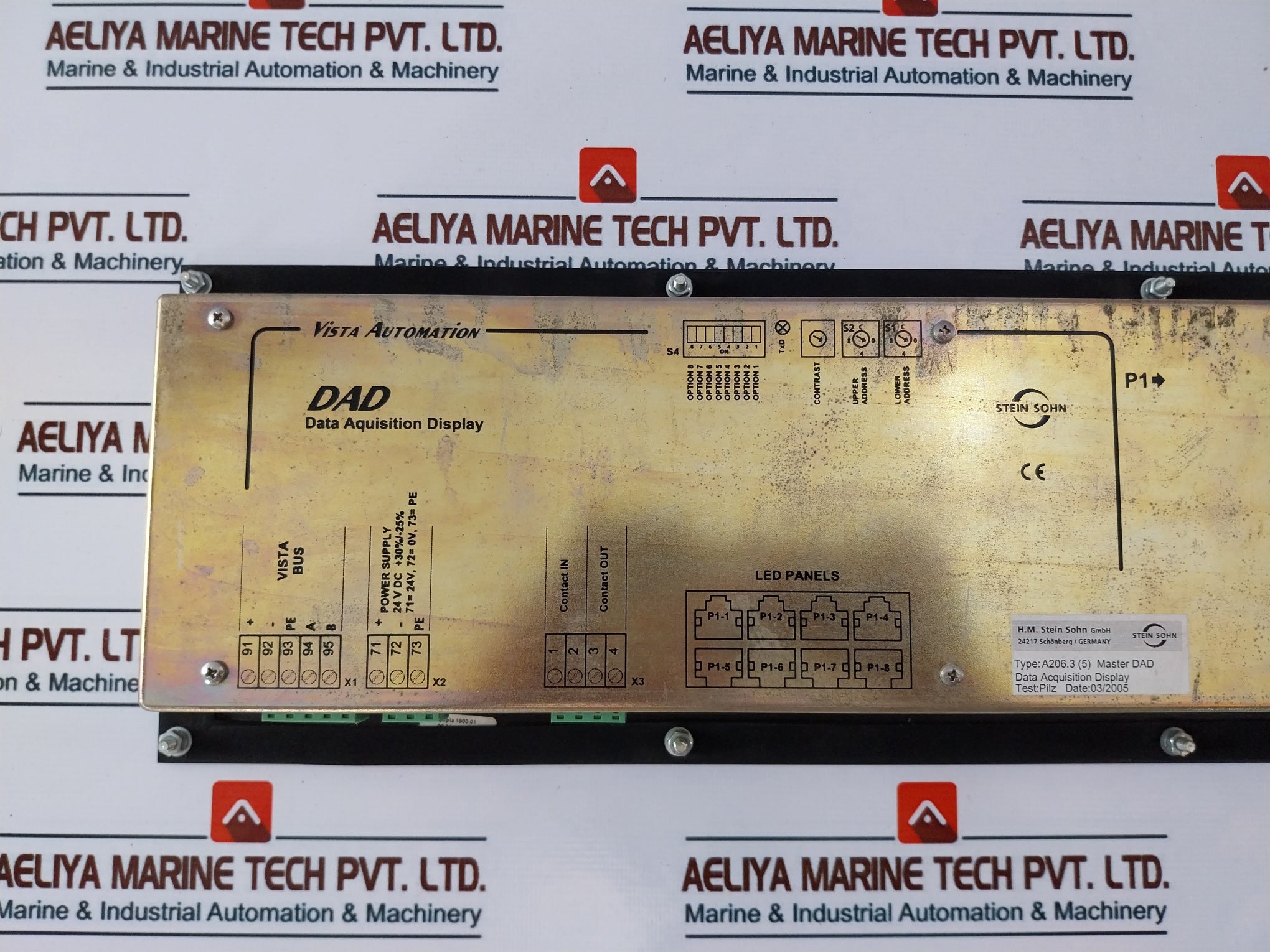 H.M. Stein Sohn A206.3 (5) Master Dad Data Acquisition Display 24Vdc