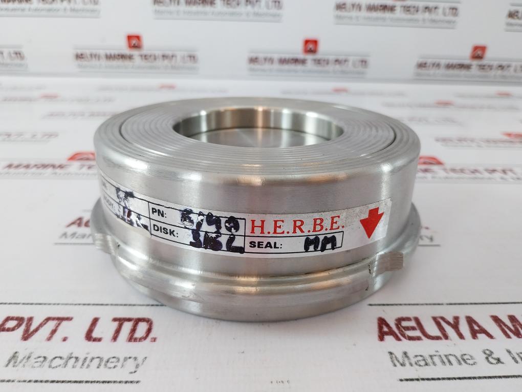 H.e.r.b.e. Dn65 Check Valve Stainless Steel 316l Wafer Type