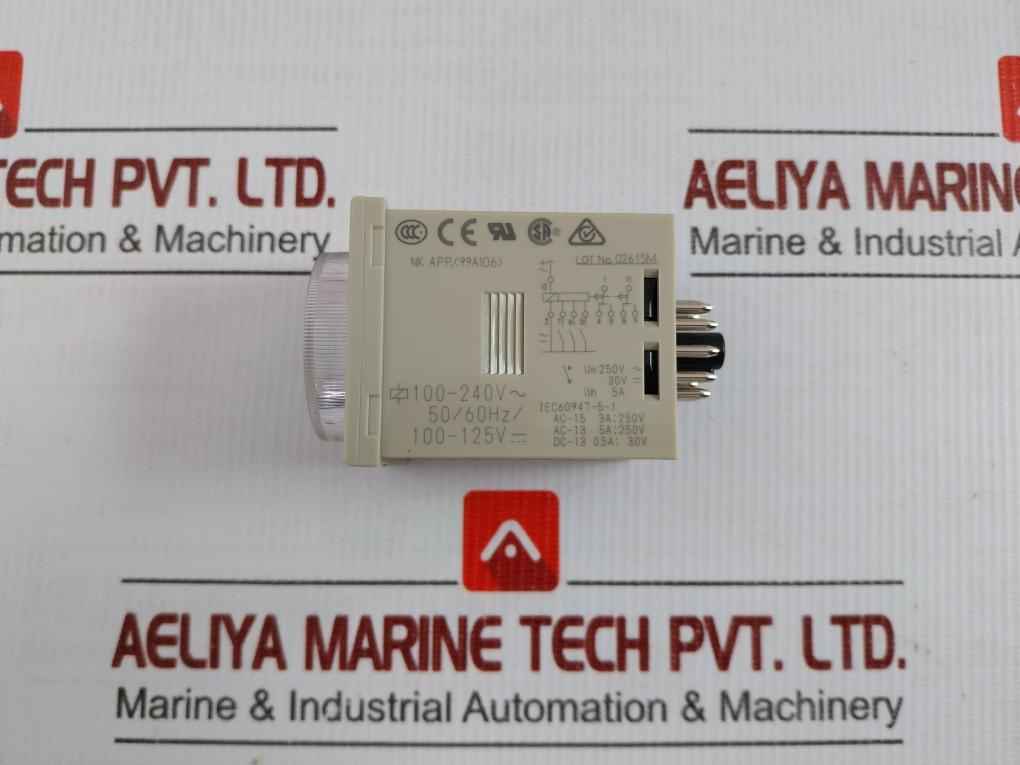 H3Cr-a Solid-state Timer 0.05S-300H Omron 100-240Vac