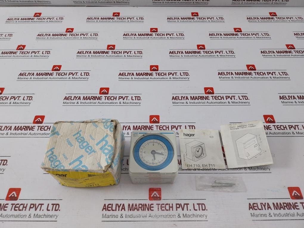 Hager EH 711 Time Switch + Reserve 230V, 16A