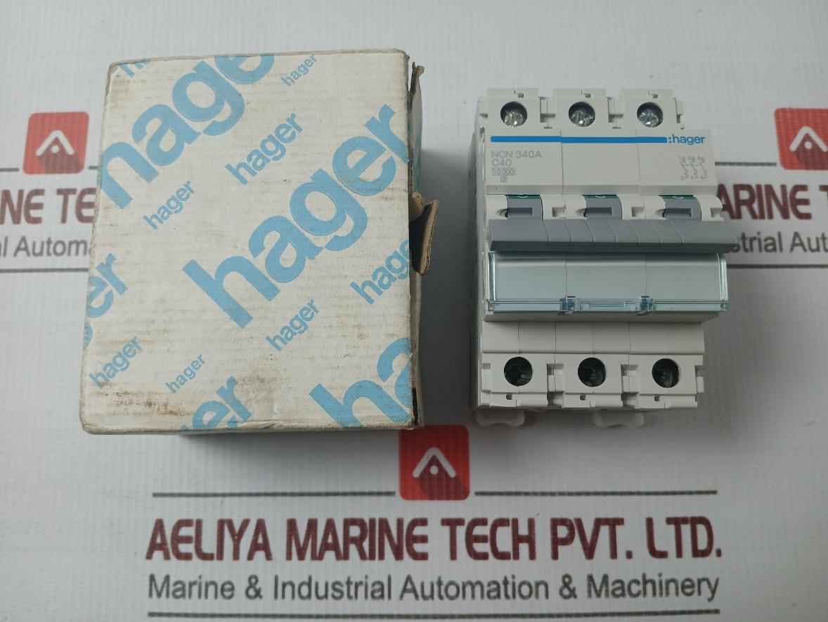 Hager Ncn 340A Miniature Circuit Breaker (Mcb) 10Ka 440V